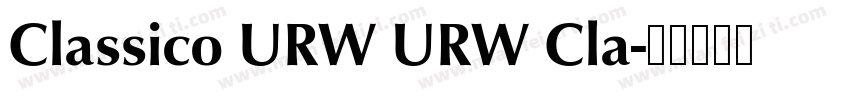 Classico URW URW Cla字体转换